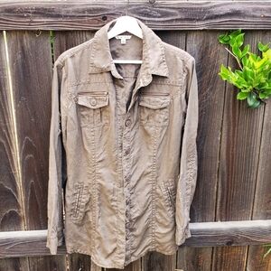 CAbi Tan Collared Jacket